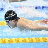 松下知之（宇都宮出身）が400個人メドレーで自己新、日本人3人目の4分6秒台　萩野公介さん「超えて当然」