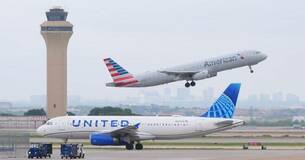 米航空２、３位 合併構想