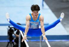 全日本体操、橋本大輝が予選首位