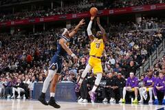 八村塁１６得点、チーム敗れる