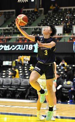 田中大貴＝１月12日のＵ18エリートリーグ横浜ＥＸ戦、ブレックスアリーナ宇都宮