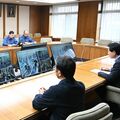 岩手の山林火災、宇都宮市長に活動報告　隊員派遣の市消防局