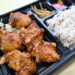 ほっとする「お母さんの味」　唐揚げ弁当　ランチボックス（足利）