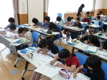 割り付けを練習／大田原市両郷中央小
