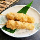 今や人気の“二枚看板”　梅串カツ　いもフライ 大しま（佐野）