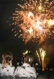 “新成人”祝う花火の大輪、下関
