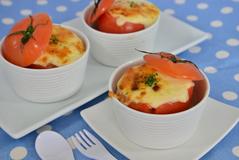 ＜トマトまるごと！　トマトカップドリア＞