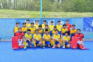 ホッケー男子優勝の今市