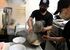 ラーメン店「ふくの家」の調理場＝福岡県久留米市