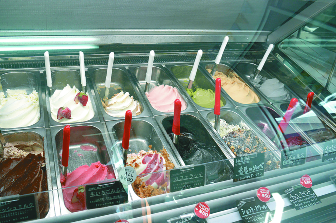 月替わりで１５のフレーバーがそろう