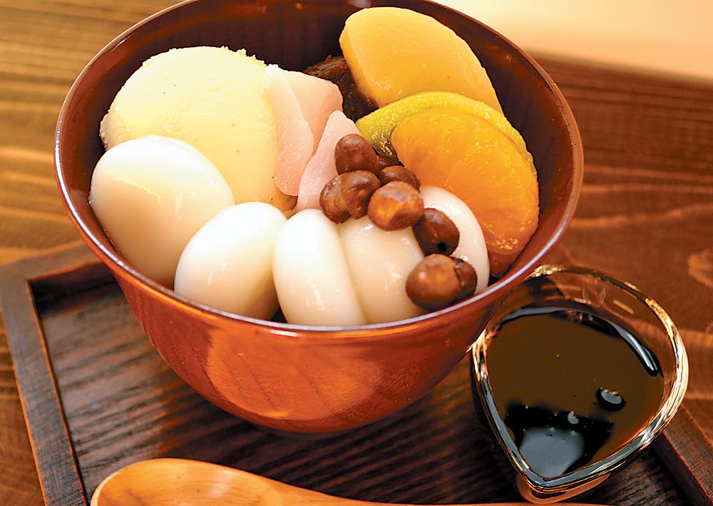 白玉クリームあんみつ｜これ食べて｜下野新聞デジタル