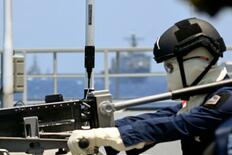 南シナ海で実弾発射訓練