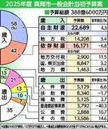 真岡市2025年度予算案　0.6%減の388億6000万円　大型のハー…