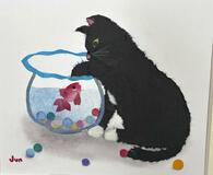 創作はり絵 個展を開催