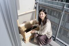 ベランダで生ごみ減量