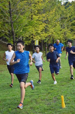 ジョータロークラブのメンバーらが参加したランニング交流会