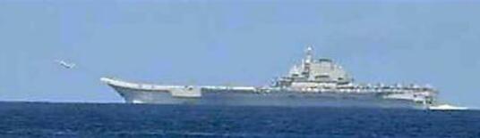 中国空母で発着艦１７０回