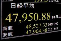 東証、終値４万７９５０円
