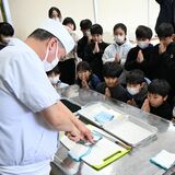 児童が育てたヒラメを実食 宇都宮・五代小で特別授業 命の尊さ学ぶ、葛藤する姿も