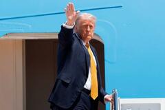 トランプ氏、２期目初訪中へ出発