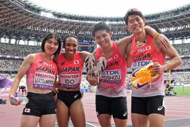 男子３５キロ競歩の勝木「銅」