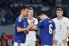 吉田、前回W杯以来の出場