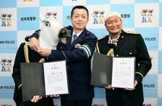 「バンビーノ」一日署長に就任