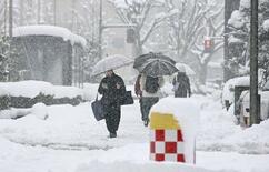 石川、鳥取で「顕著な大雪」