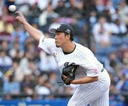 １球でリーグトップ４勝目