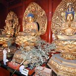 ３本尊、新年へすっきり　日光山輪王寺ですす払い
