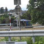 おがくずが車線に散乱　鹿沼ＩＣランプの下り線入口が通行止め　東北自動車道