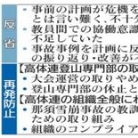 「組織として危機管理意識が欠如」　那須雪崩事故受け県高体連　反省と再発…