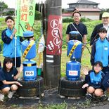 交差点の安全守る「アリの人形」新たな姿に　きっかけは下野新聞報道、大田…