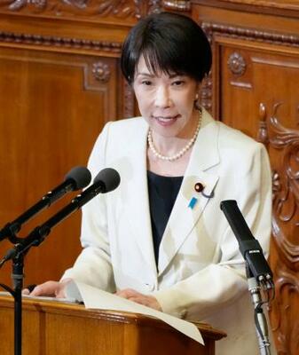 　衆院本会議で答弁する高市首相＝９日午後