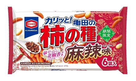 　亀田製菓の「１６４ｇ　亀田の柿の種　麻辣味」