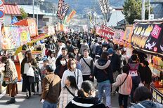 大田原で新年恒例「黒羽大花市」　縁起物求めにぎわう　今年で350年の節…
