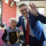 那珂川の107歳、世界最高齢の現役理容師に認定　米調査会社トップが授与…