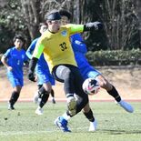 栃木ＳＣ、順調に調整　練習試合で作新に７ー１　新加入選手らも出場