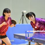 県高校新人大会　卓球ダブルス　青藍泰斗の平松・倉島組が男子初Ｖ　真岡女…