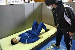 避難所生活不安解消へ