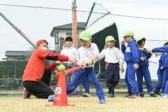 ティーボールで野球の魅力体験