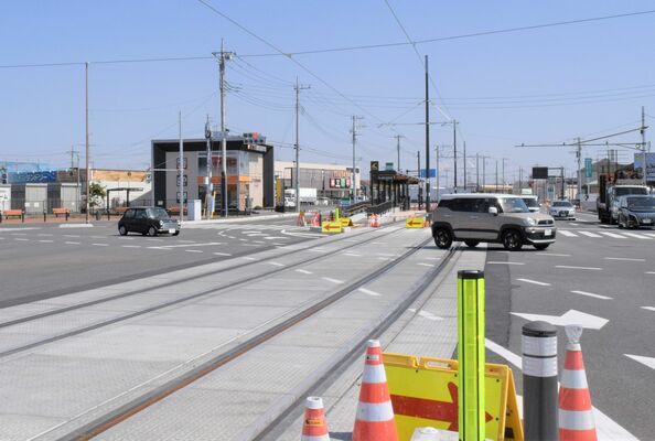 2023年地価公示で住宅地の上昇率トップだった宇都宮市ゆいの杜４丁目周辺＝22日午前