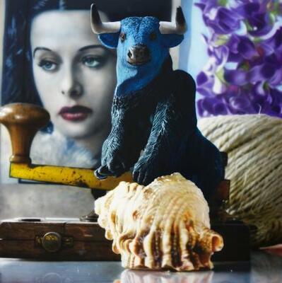 　ロレンツォ・フェルナンデス「孤独への恐れ／ミノタウロス」（１２０×１２０ｃｍ）（提供写真）