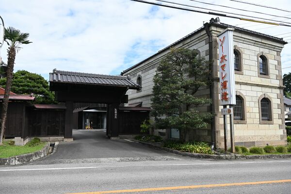 日本酒の県内出荷割合が約８０％に上る惣誉酒造＝市貝町