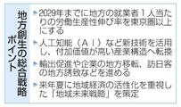 地方の生産性、東京圏以上を目標