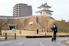 宇都宮で電動キックボードを体験　運転簡単、思った以上の安定感