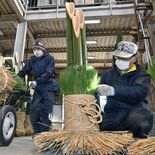 幸多い新年を願って　宇都宮で門松作り最盛期　孟宗竹使い最高2.1メートル