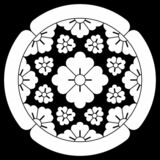 徳大寺花角(とくだいじはなかく)〈文様紋 花角〉