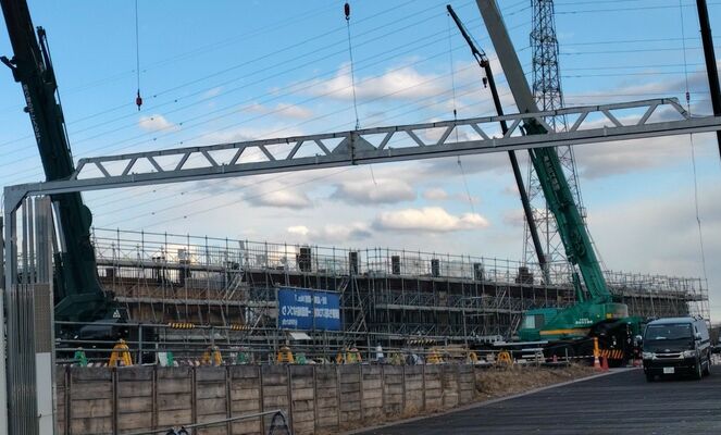 建設中の新クリーンセンター