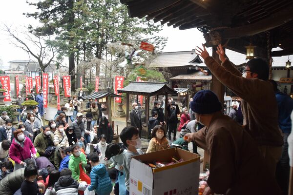 光丸山法輪寺の豆まき